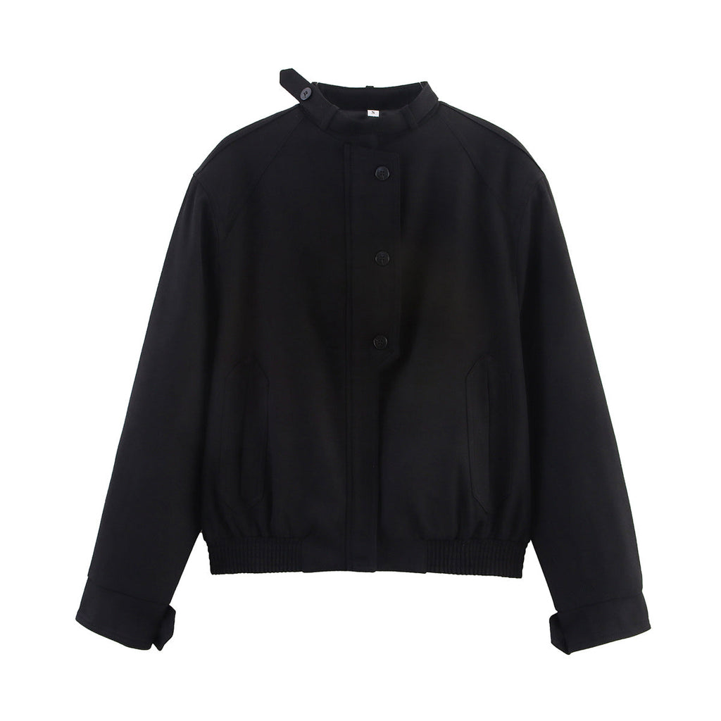 Women's 2025 new fashion button decoration loose jacket Coat