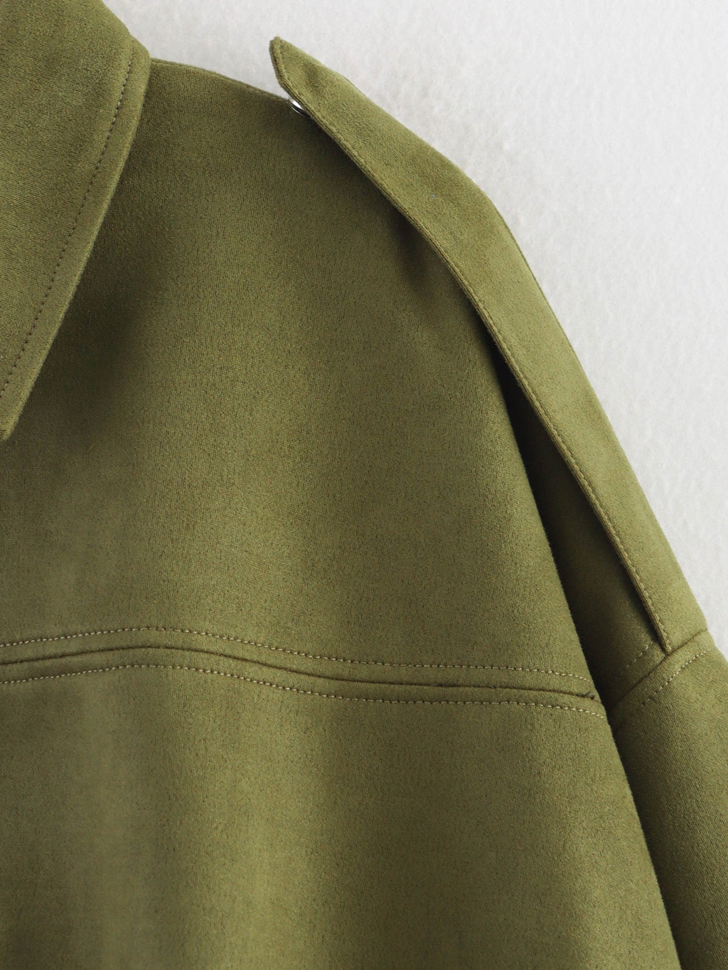 Women's casual suede texture pilot jacket Coat