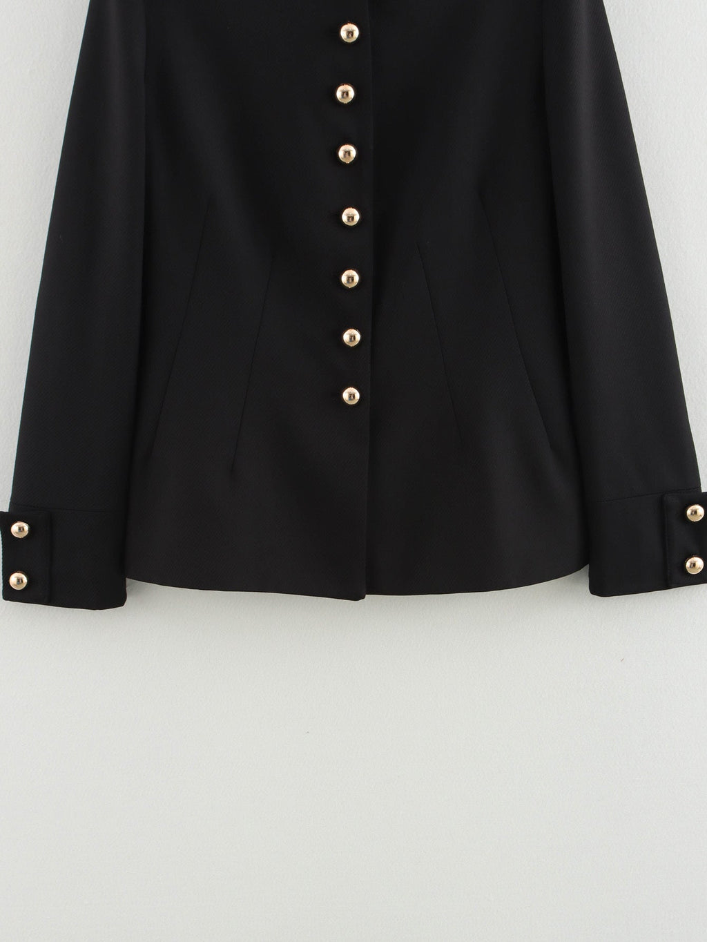 Women's slim single breasted stand collar Blazer Coat