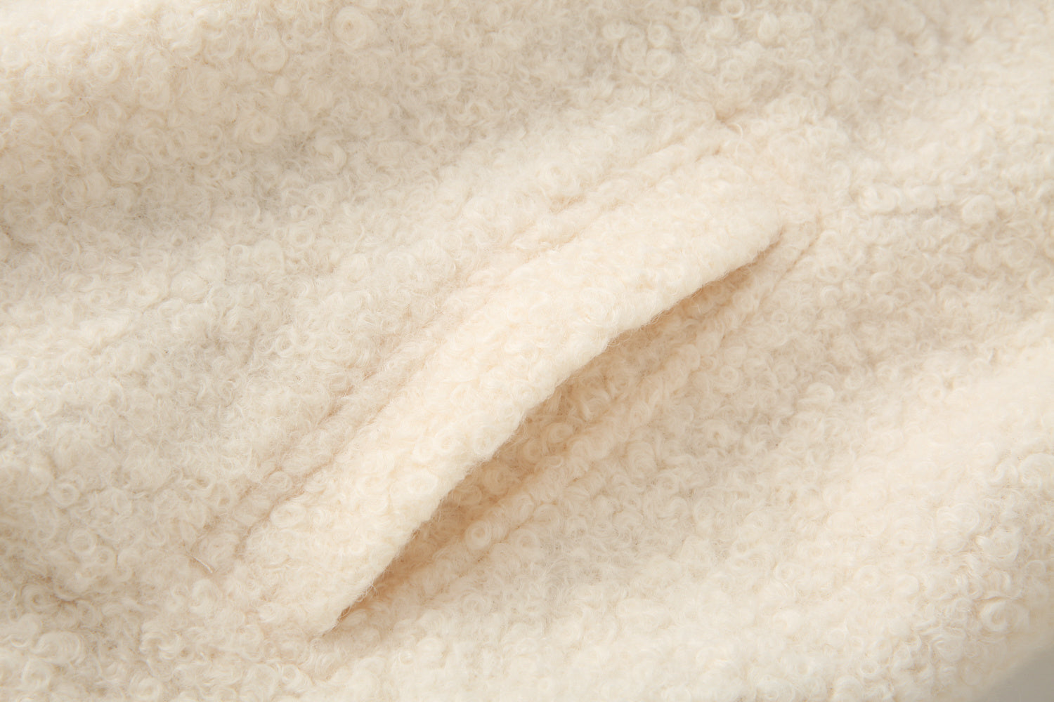 Women's loose Lapel casual woolen blend coat